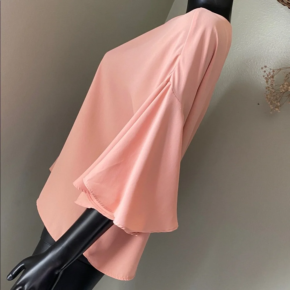 Catherine Malandrino Soft Coral Blouse - Picture 5 of 9